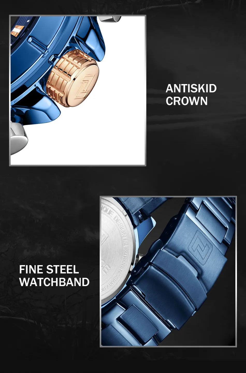 Naviforce relógios masculino militar esportes relógio de pulso alta qualidade luxo quartzo aço dupla exibição relógio masculino relogio masculino