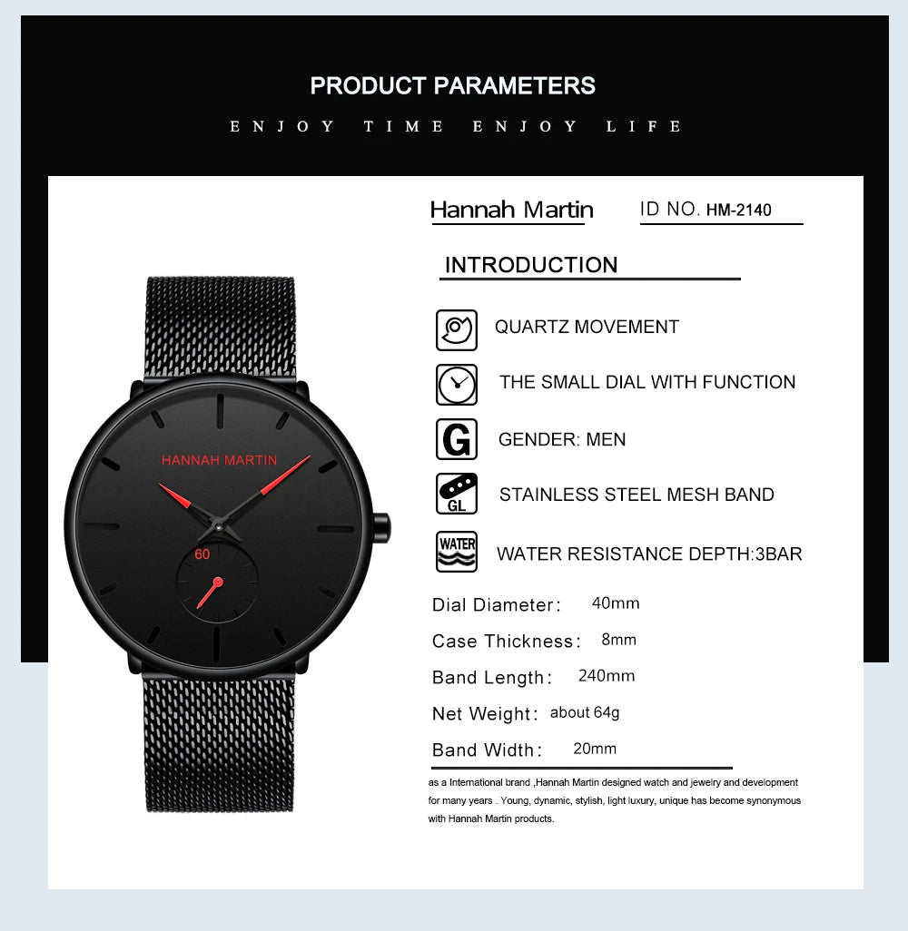 Dropship moda design simples à prova dwaterproof água malha de aço inoxidável pequeno mostrador relógios masculinos marca superior luxo quartzo relogio masculino