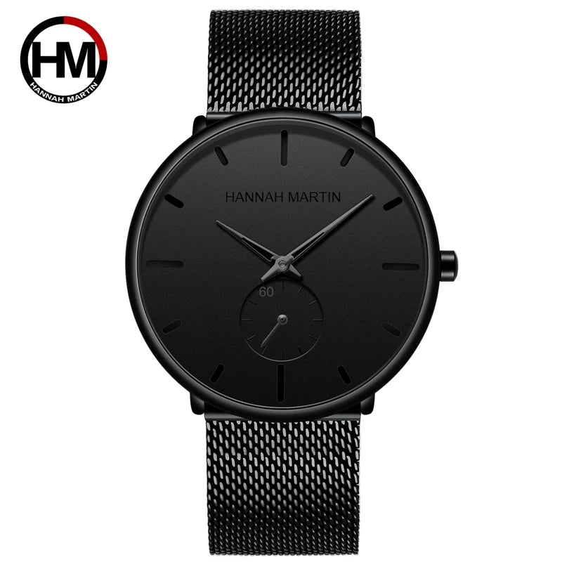 Dropship moda design simples à prova dwaterproof água malha de aço inoxidável pequeno mostrador relógios masculinos marca superior luxo quartzo relogio masculino