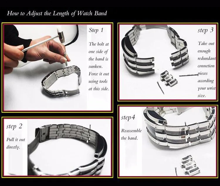 Relógio Masculino de Luxo Curren com Pulseira de Couro - ELITAN RELÓGIO