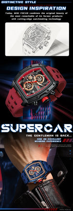 MINI FOCUS Multifuncional Casual Luxo Relógio de Quartzo Relógios para Homens Relógio de Pulso Cronógrafo À Prova D 'Água 0473G