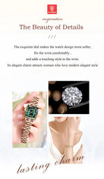 Poedagar relógio de luxo para mulher calendário à prova dwaterproof água alta qualidade senhoras relógio aço inoxidável quartzo relógios femininos elegante + caixa