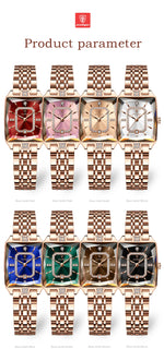 Poedagar relógio de luxo para mulher calendário à prova dwaterproof água alta qualidade senhoras relógio aço inoxidável quartzo relógios femininos elegante + caixa