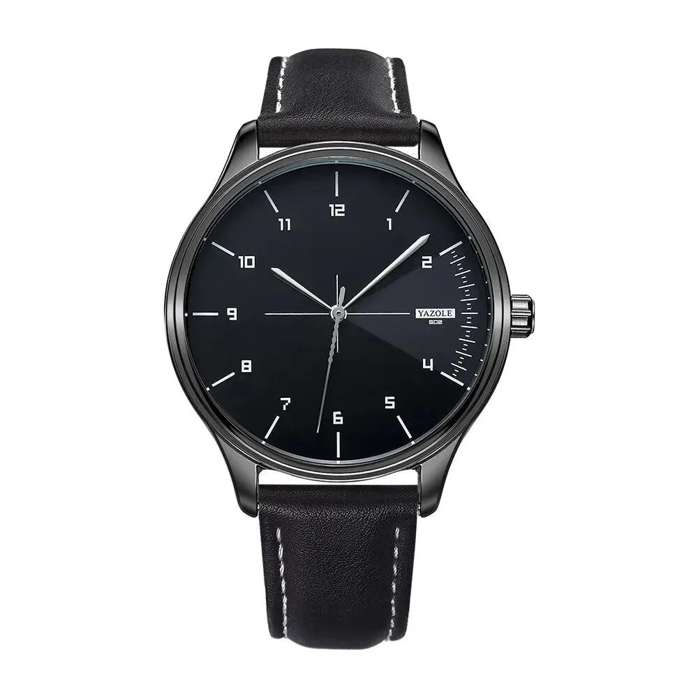 Top marca novo relógio masculino pulseira de couro ultra fino relógio minimalista para homens casual simples quartzo relógios à prova dwaterproof água