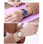 Mini foco 0177 elegante senhoras relógio de quartzo moda luminosa à prova dwaterproof água pulseira metal relógios casuais para mulher relojes de mujer