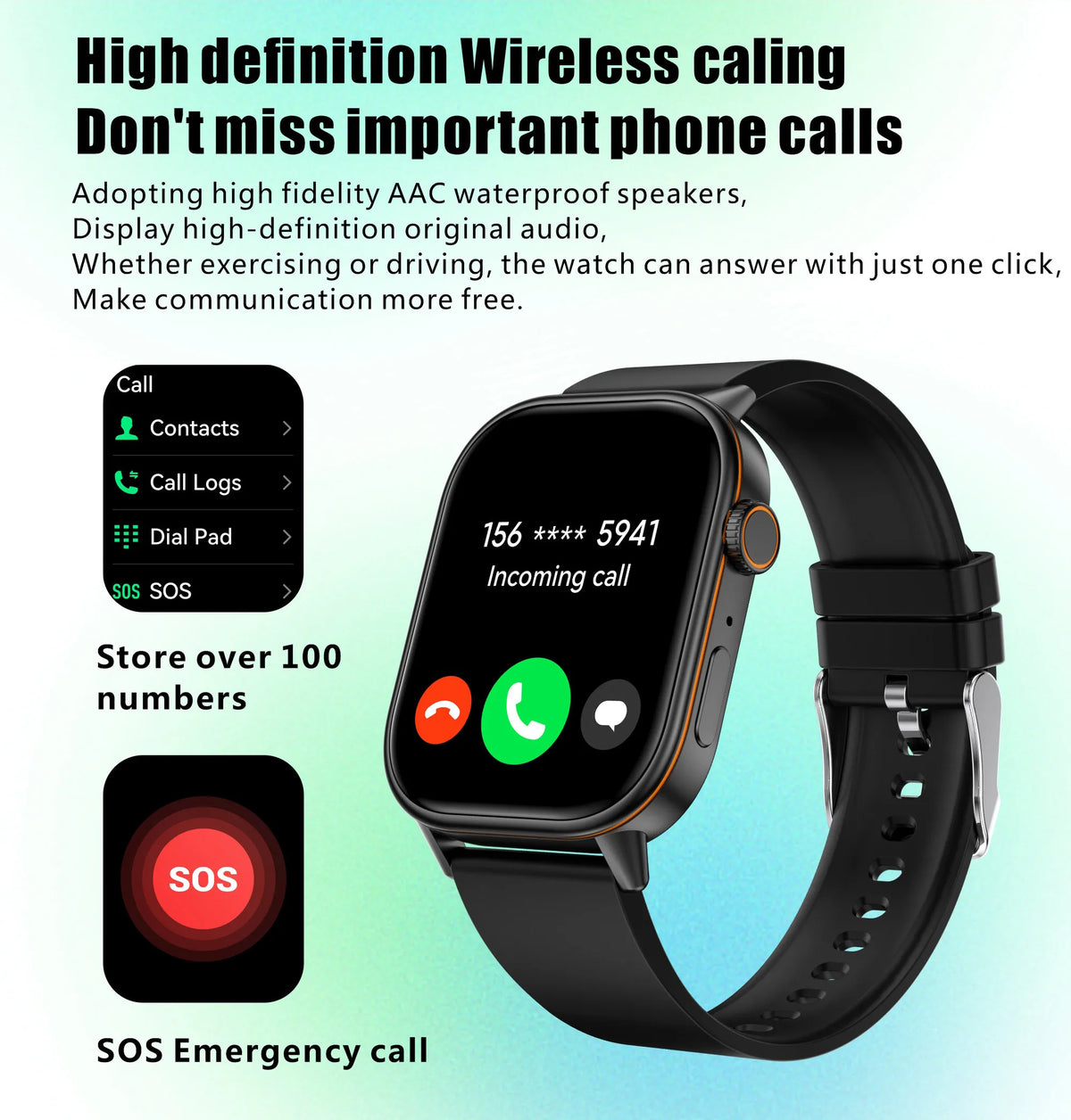 Lige 2025 para android ios gps relógio inteligente feminino 2.01 "tela hd freqüência cardíaca bluetooth chamada bússola ip68 à prova dip68 água masculino smartwatch