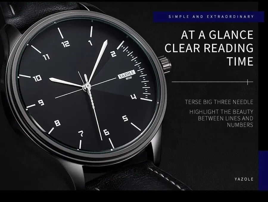 Top marca novo relógio masculino pulseira de couro ultra fino relógio minimalista para homens casual simples quartzo relógios à prova dwaterproof água