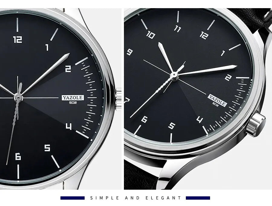 Top marca novo relógio masculino pulseira de couro ultra fino relógio minimalista para homens casual simples quartzo relógios à prova dwaterproof água