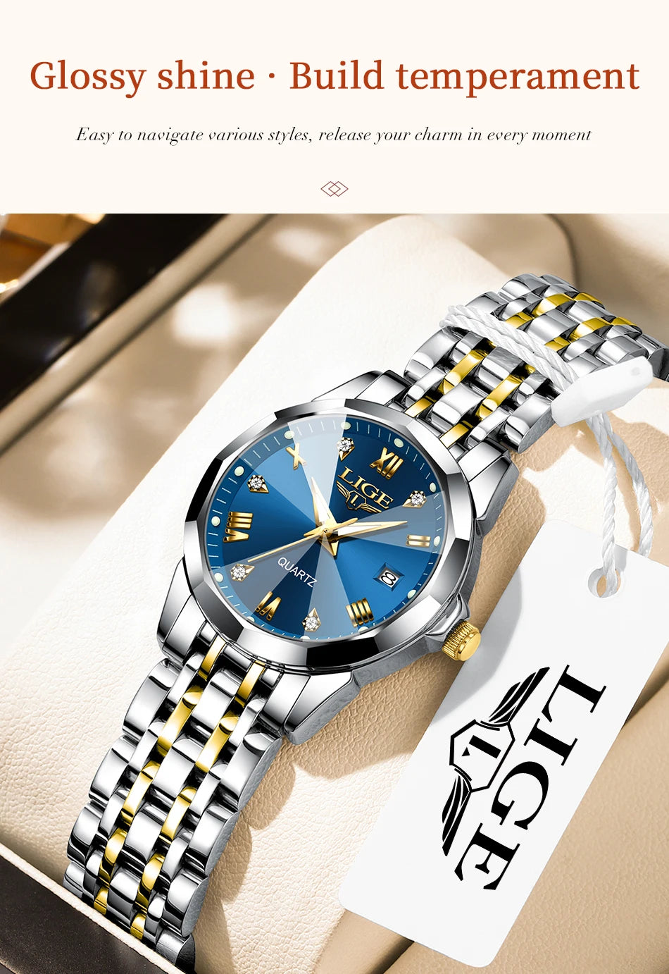 Lige elegante ultrafino estilo nórdico simples movimento de quartzo relógio de pulso feminino moda pulseira de aço inoxidável cinto mulher relógio