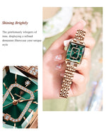 Poedagar relógio de luxo para mulher calendário à prova dwaterproof água alta qualidade senhoras relógio aço inoxidável quartzo relógios femininos elegante + caixa