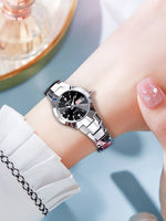 Oruss marca quente relógio feminino de alta qualidade aço inoxidável à prova dwaterproof água ponteiro luminoso semana calendário eleganc relógio quartzo feminino