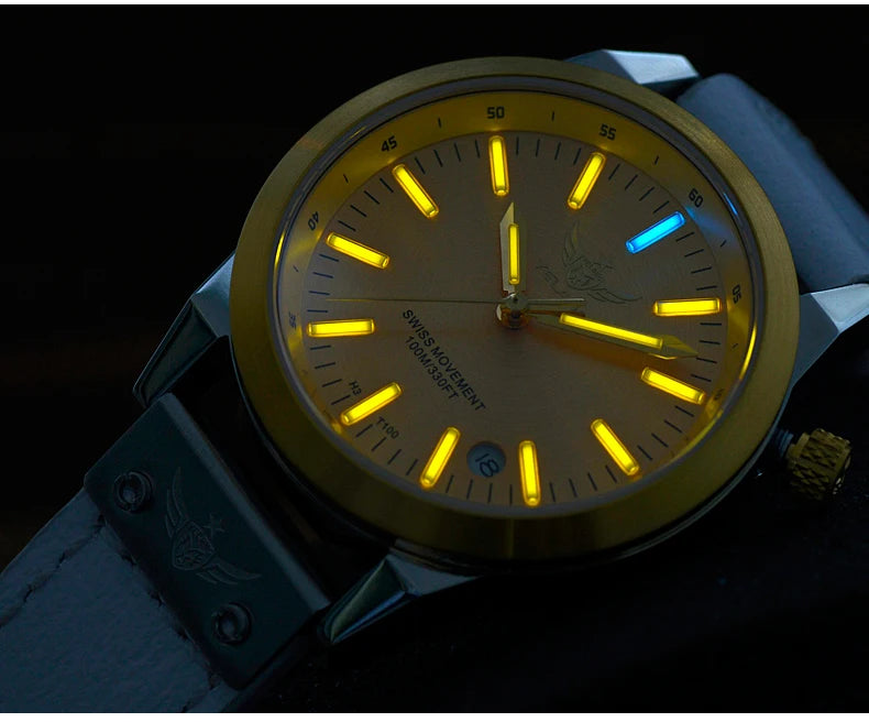 Yelang v1010 36mm relógio feminino elegante relógio de quartzo para mulheres estudante moda à prova dwaterproof água relógios safira presente luxo luminoso