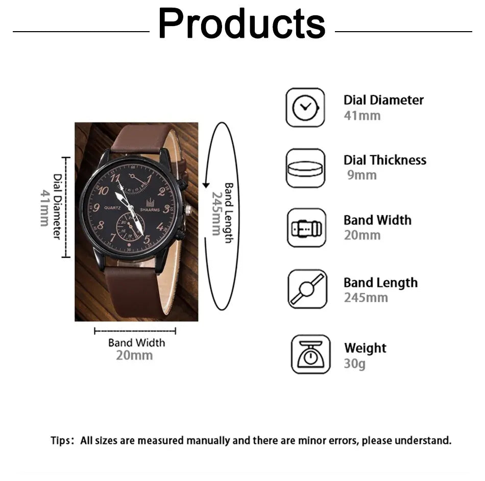 Moda Mens Relógios Esportivos Homem Negócios Quartz Relógio De Pulso De Couro De Luxo Pulseira Homens Relógio Casual