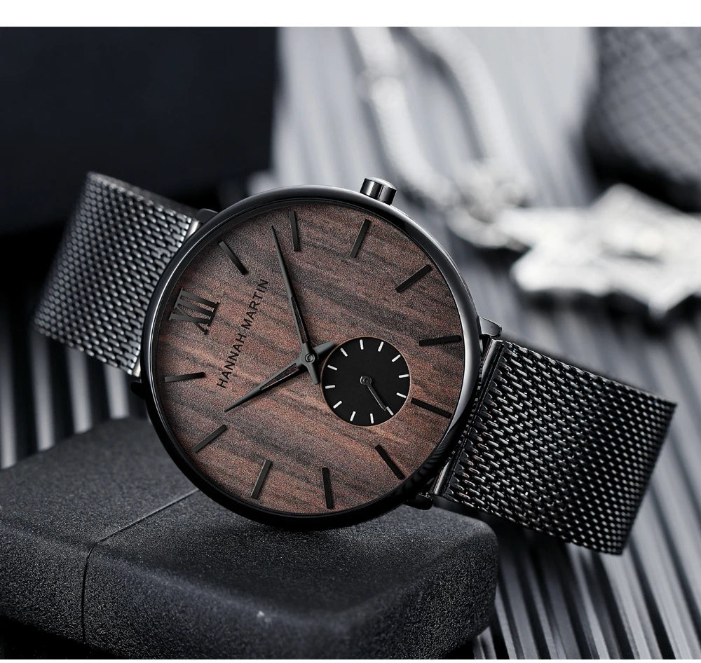 Dropship moda design simples à prova dwaterproof água malha de aço inoxidável pequeno mostrador relógios masculinos marca superior luxo quartzo relogio masculino