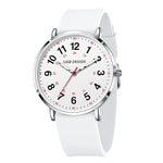 Lige moda elegante relógios para mulher senhoras doce cor silicone casual luminoso à prova dwaterproof água vestido de quartzo relógios de pulso femininos