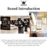 Olevs 2870 relógio masculino 42.5mm grande mostrador cronógrafo fase da lua relógios esportivos à prova dwaterproof água moda original relógio de quartzo para homem 2025