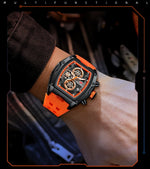 MINI FOCUS Multifuncional Casual Luxo Relógio de Quartzo Relógios para Homens Relógio de Pulso Cronógrafo À Prova D 'Água 0473G