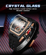 MINI FOCUS Multifuncional Casual Luxo Relógio de Quartzo Relógios para Homens Relógio de Pulso Cronógrafo À Prova D 'Água 0473G