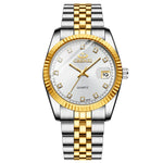 CHENXI-Relógio quartzo dourado masculino, strass, pulseira de aço inoxidável, impermeável, relógios de pulso empresariais para homens, várias cores, moda