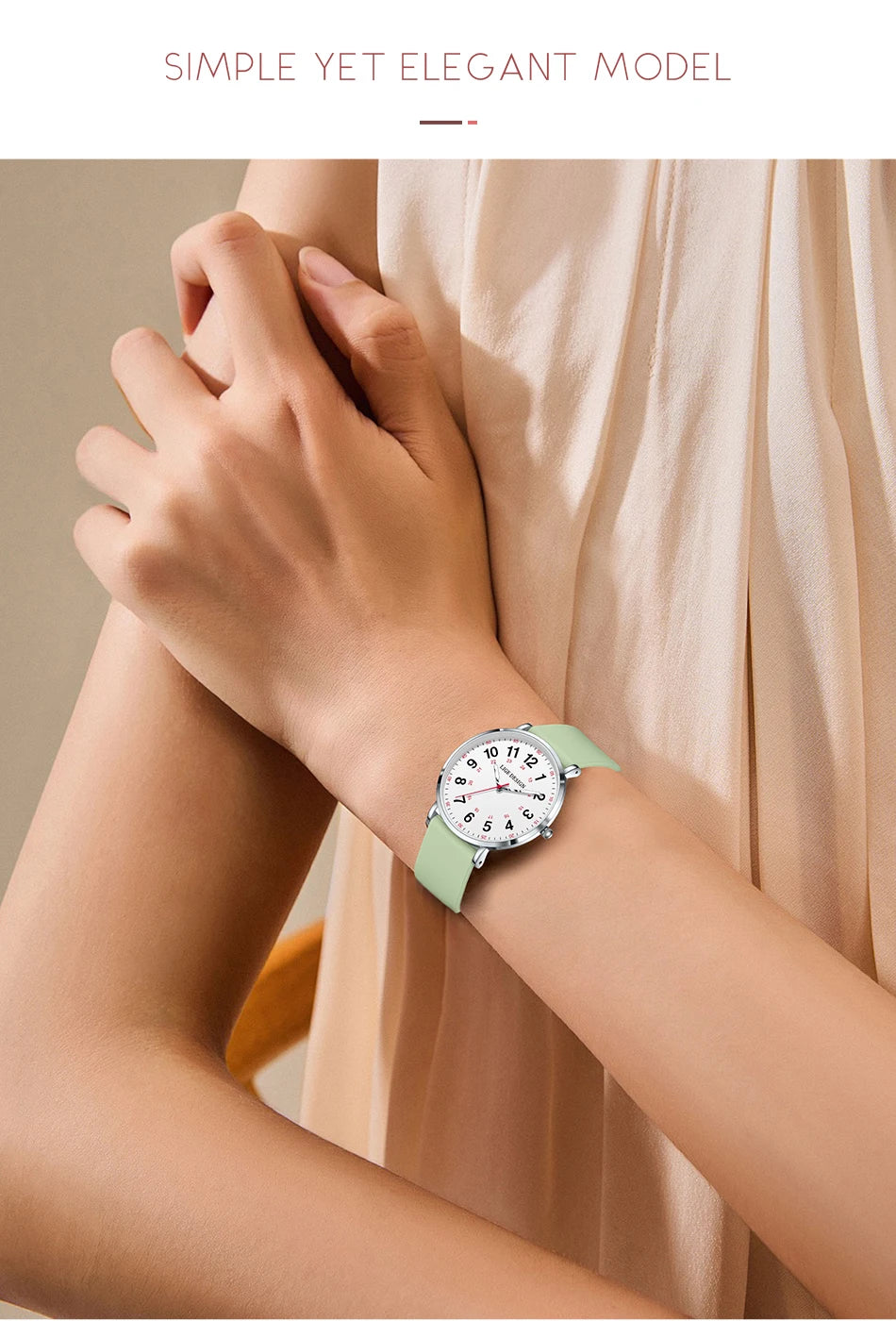 Lige moda elegante relógios para mulher senhoras doce cor silicone casual luminoso à prova dwaterproof água vestido de quartzo relógios de pulso femininos