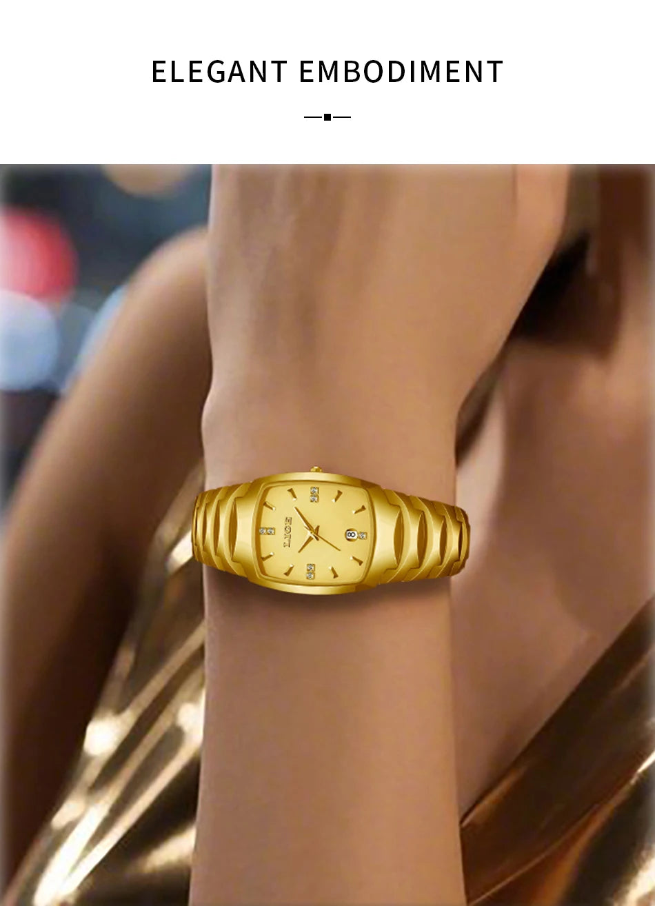 LIGE Moda Luxo Mulher Relógio Simples Elegante Aço Inoxidável Casual Relógios de Quartzo para Mulheres Calendário Senhoras Presente Romântico Novo