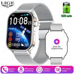 Lige 2025 para android ios gps relógio inteligente feminino 2.01 "tela hd freqüência cardíaca bluetooth chamada bússola ip68 à prova dip68 água masculino smartwatch