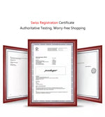 Poedagar relógio de luxo para mulher calendário à prova dwaterproof água alta qualidade senhoras relógio aço inoxidável quartzo relógios femininos elegante + caixa