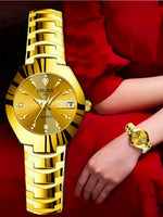 Oruss marca quente relógio feminino de alta qualidade aço inoxidável à prova dwaterproof água ponteiro luminoso semana calendário eleganc relógio quartzo feminino