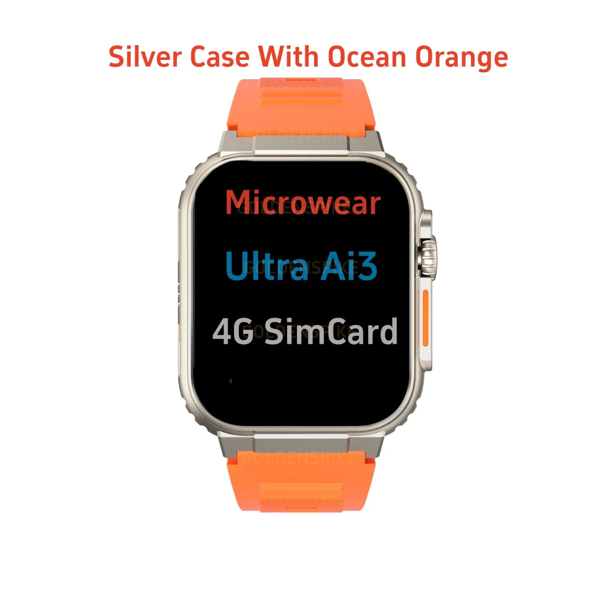 Microwear Ultra Ai3 Smartwatch 5G com Câmera Rotativa - ELITAN RELÓGIO