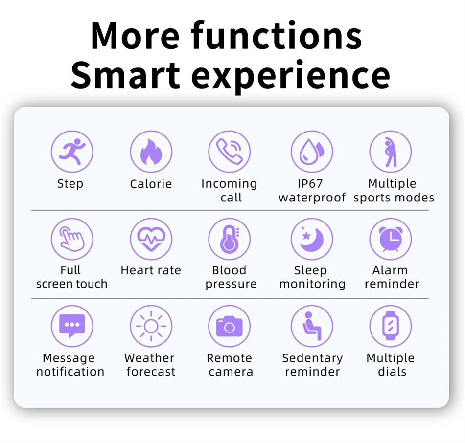 ELITAN RELÓGIO Smartwatch LIGE com Chamada Bluetooth e IP67 à Prova d'Água