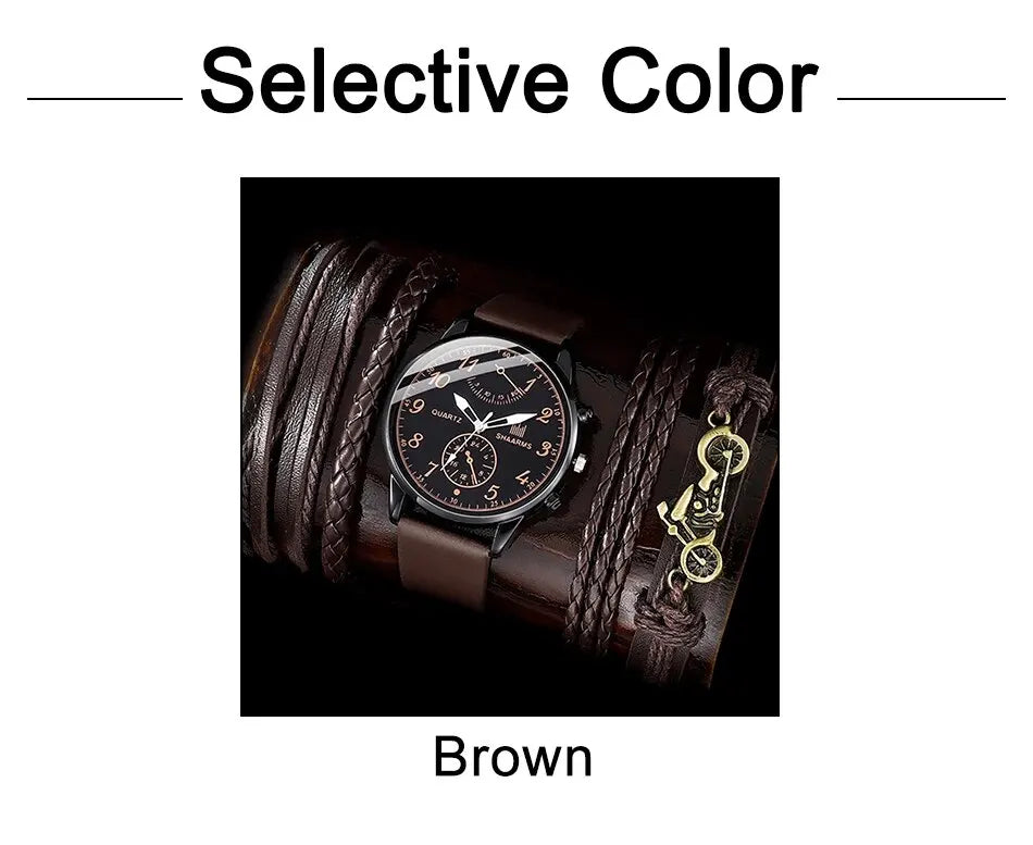 Moda Mens Relógios Esportivos Homem Negócios Quartz Relógio De Pulso De Couro De Luxo Pulseira Homens Relógio Casual