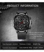 Deyros moda masculina relógios minimalistas negócios casual relógio de quartzo simples masculino malha de aço inoxidável relógio reloj hombre