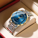 VA VA VOOM Moda Masculina Relógios À Prova D 'Água de Aço Inoxidável Negócios Simples Luz Noturna Data Top Marca Relógio de Quartzo para Homens