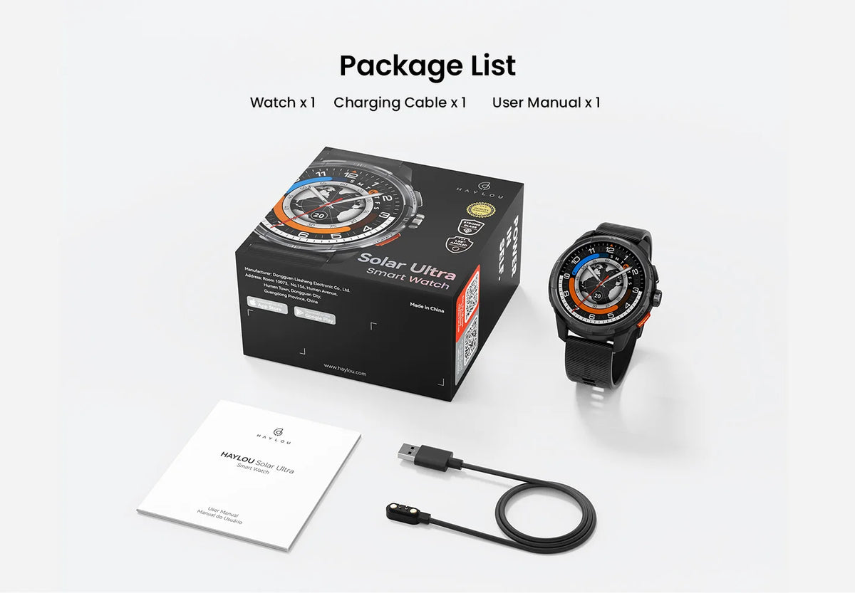 Smartwatch HAYLOU Solar Ultra GPS da ELITAN RELÓGIO