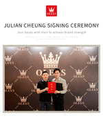 Olevs 5523 marca original relógios femininos moda à prova dwaterproof água pulseira de couro relógio de quartzo para senhora cronógrafo relógio de pulso luminoso