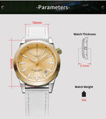 Yelang v1010 36mm relógio feminino elegante relógio de quartzo para mulheres estudante moda à prova dwaterproof água relógios safira presente luxo luminoso