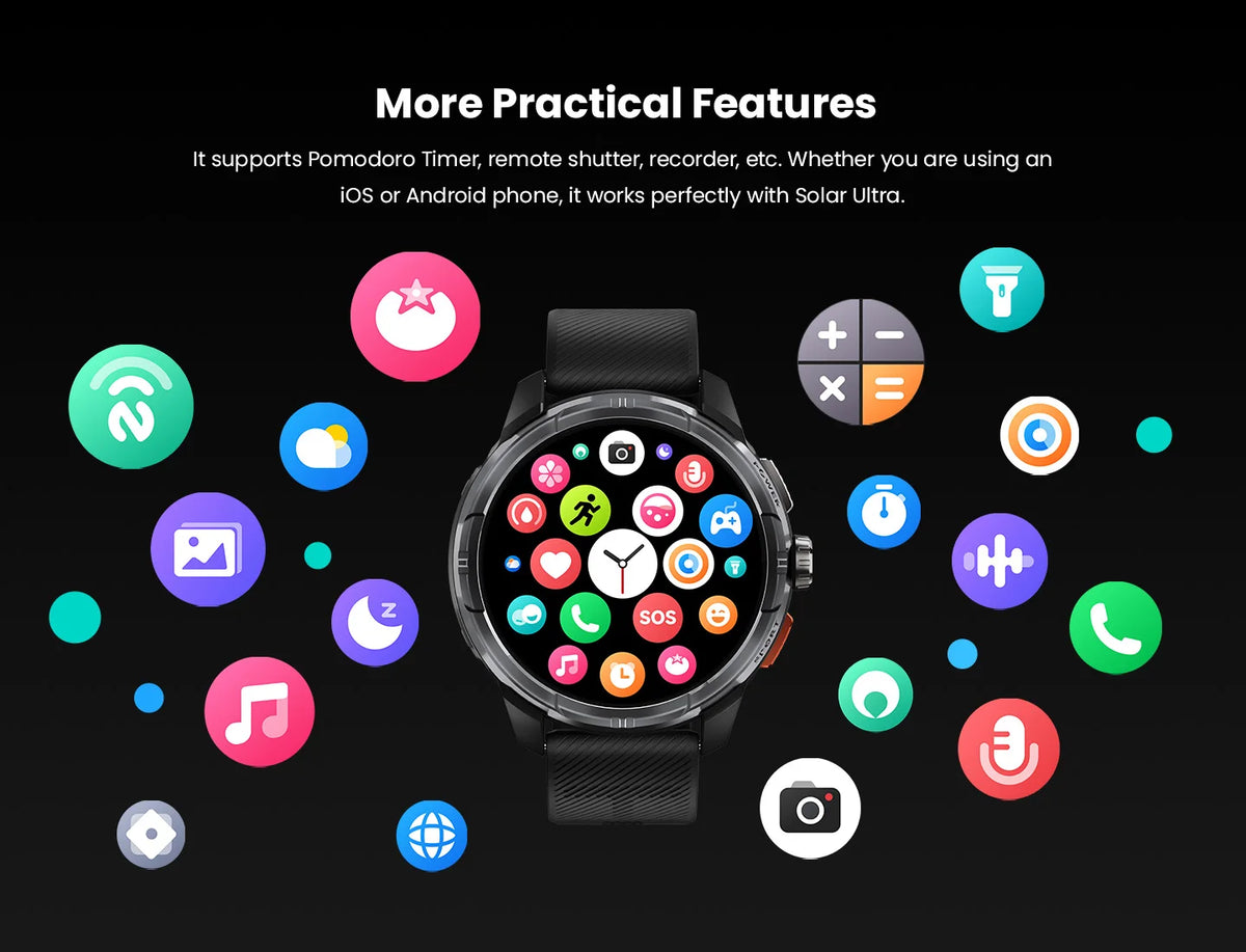 Smartwatch HAYLOU Solar Ultra GPS da ELITAN RELÓGIO